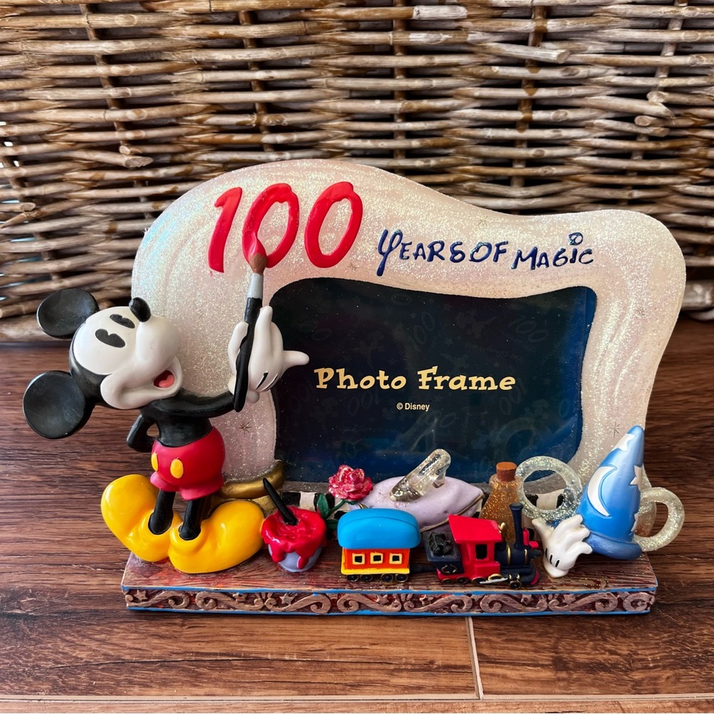 Disney Parks Mickey Mouse 100 years of Magic. Photo frame 3x4